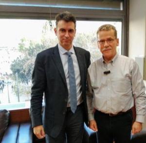 Συνάντηση  Μαλούτα με τον Γ.Γ. ΕΣΠΑ και Δημοσίων Επενδύσεων, Δημήτρη Σκάλκο