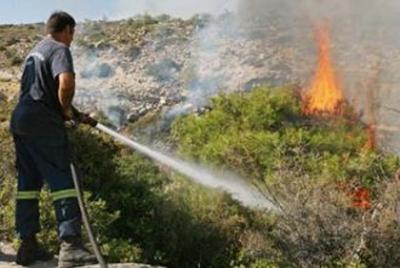 Δασική πυρκαγιά στα Κομνηνά, του Δήμου Εορδαίας.