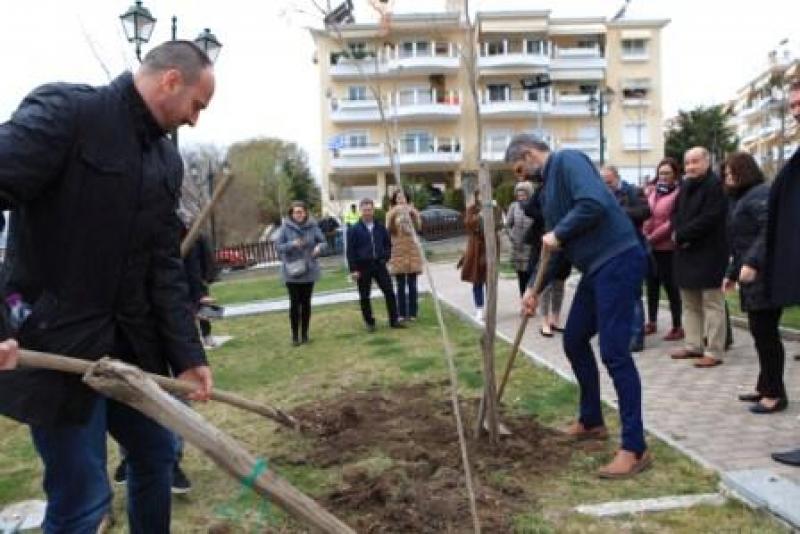 Εκπρόσωποι απο εξι χώρες φύτεψαν συμβολικά απο ενα δένδρο για την μετάβαση στην εποχή χωρίς λιγνίτη