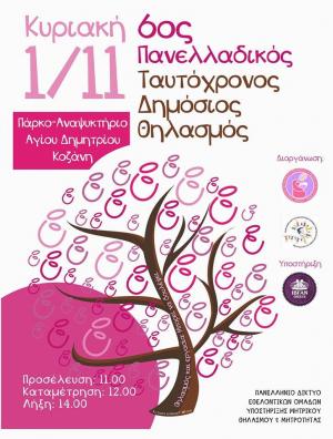Πανελλαδικός Δημόσιος Θηλασμός 2015 και στην Κοζάνη