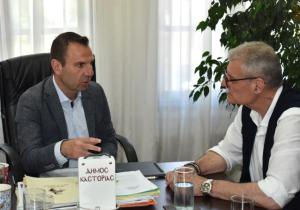 Ο υφυπουργός Κλιματικής Κρίσης &amp; Πολιτικής Προστασίας Ευάγγελος Τουρνάς στο δήμο Καστοριάς