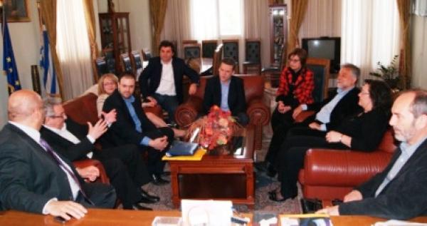 Mε τους υποψήφιους Ευρωβουλευτές της ΔΗΜΑΡ συναντήθηκε ο Λ. Μαλούτας