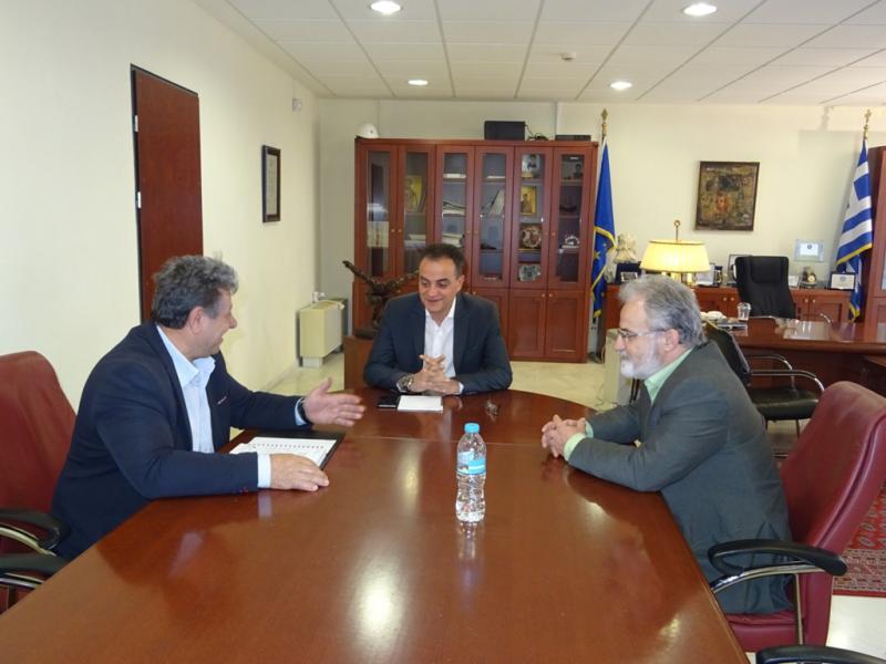 Η νέα Διοίκηση του Εργατικού Κέντρου Κοζάνης επισκέφθηκε τον Περιφερειάρχη Δυτικής Μακεδονίας