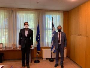 Συνάντηση Αμανατίδη με Κεφαλογιάννη για προβλήματα  με τα  Συνεργεία οχημάτων