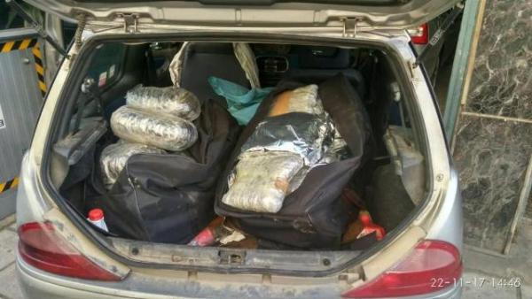 Καστοριά: Ζευγάρι με 40 κιλά κάνναβη στο αυτοκίνητο τους