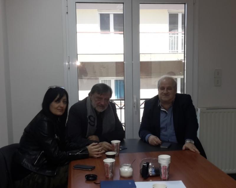 Συνάντηση του Βουλευτή Φλώρινας Κωνσταντίνου Σέλτσα με τον Δήμαρχο Πρεσπών
