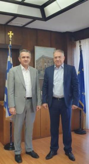 Συνάντηση Κασαπίδη με τον υπ. Εσωτερικών Π. Θεοδωρικάκο