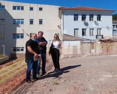 Δαδαμόγια και Μαργαρίτης στο νοσοκομείο Κοζάνης για την εξέλιξη των νέων έργων