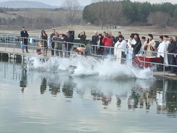 Ο γιορτασμός των υδάτων στην Λίμνη Πολυφύτου (photo-video)