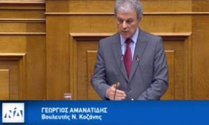 Διαγράφεται από τη ΝΔ ο πρώην βουλευτής Κοζάνης Γιώργος Αμανατίδης