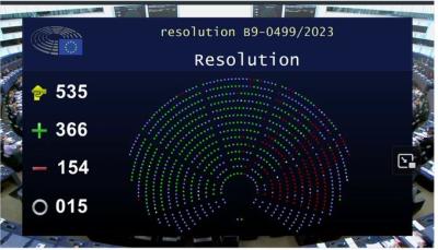 Ψήφισμα &quot;χαστούκι&quot; στο ΕΚ για την Ελλάδα. Καλεί τον Frontex να αναστείλει τις επιχειρησιακές δραστηριότητες για λόγους &quot;μη σεβασμού των ευρωπαϊκών αξιών&quot;