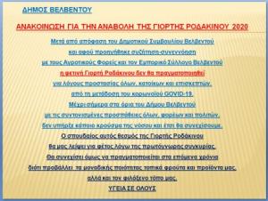 Ματαιώνεται λόγω κορονοϊού η γιορτή ροδάκινου στο Βελβεντό