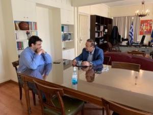 Γ. Αντωνιάδης: Η επιτάχυνση του έργου του  νέου Μεθοριακού σταθμού στο Λαιμό Πρεσπών  τέθηκε στον υφ Εσωτερικών