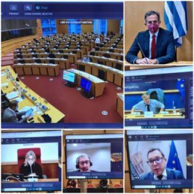 Στην συνεδρίαση του Ευρωπαϊκού Κοινοβουλίου για τη Eurojust, ο Στάθης Κωνσταντινίδης