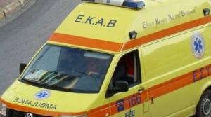 Σοβαρό τροχαίο σύγκρουσης μηχανής με ΙΧ αγροτικό στο Βελβεντό