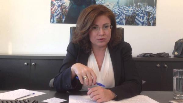 Η Μαρία Σπυράκη στην θέση του Βασίλη Κικίλια σε θέματα τύπου της ΝΔ