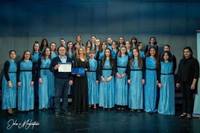 1ο Βραβείο για την Ευρωπαϊκή Χορωδία του Μουσικού Σχολείου Σιάτιστας στο Μέγαρο Μουσικής Θεσσαλονίκης