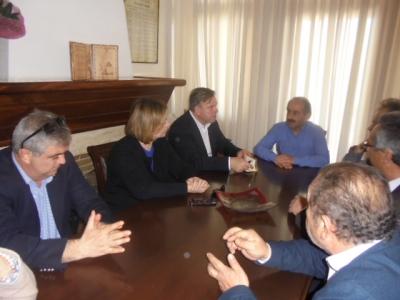 Με τον δήμαρχο Εορδαίας συναντήθηκε ο πρώην υπουργός Γιώργος Πεταλωτής