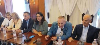 Περιοδεία κλιμακίου με την υπουργό Εσωτερικών Νίκη Κεραμέως στην Φλώρινα. Παρόντας και ο Γ. Κασαπίδης