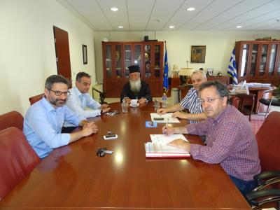 Συνάντηση εργασίας στην Περιφέρεια για το έργο της αναβάθμισης του Τιάλειου Εκκλησιαστικού Γηροκομείου Κοζάνης