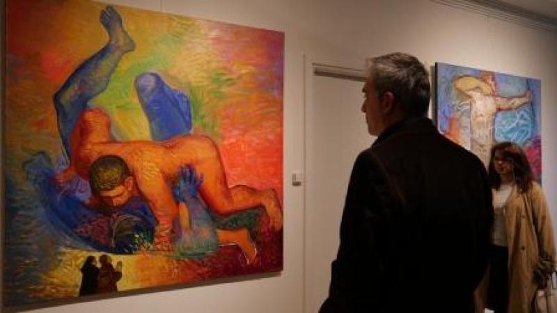 Γρεβενά: Εγκαινιάστηκε η Έκθεση Ζωγραφικής του Κωστα Ντιό  (Φωτογραφίες)