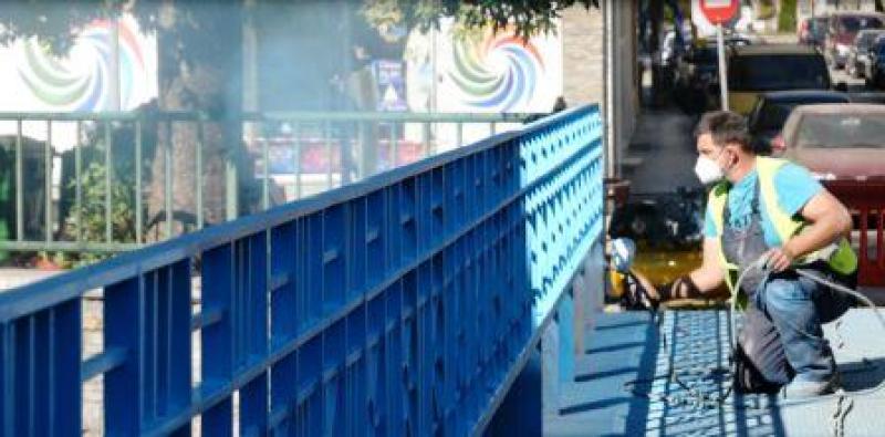 Ο Δήμος Γρεβενών καλλωπίζει γέφυρες της πόλης