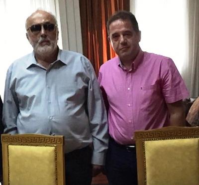Συνάντηση αντιπεριφερειάρχη υγείας Σταύρου Γιαννακίδη με τον υπουργό υγείας Παναγιώτη Κουρουμπλή