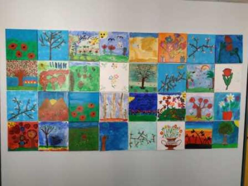&quot;Τα παιδιά ζωγράφισαν για τα παιδιά&quot; διακοσμώντας την Παιδιατρική κλινική του Μποδοσάκειου!