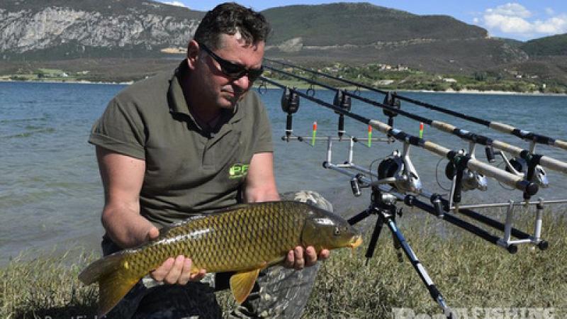 Αθλητικοί αγώνες αλιείας κυπρίνου  στην τεχνητή λίμνη Πολυφύτου
