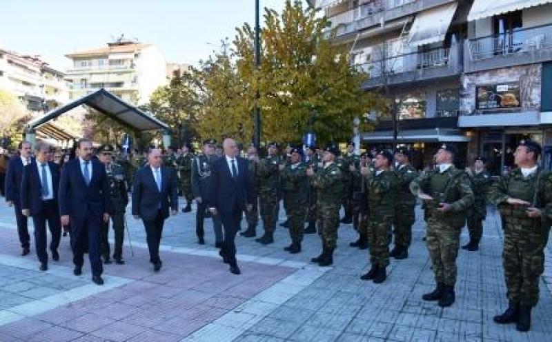 Ο υπουργός Εθνικής Άμυνας Νίκος Δένδιας στις εκδηλώσεις για την απελευθέρωση της Φλώρινας