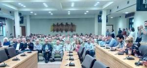 Στο Κοβεντάρειο  μίλησε ο Γραμματέας της Κεντρικής Πολιτικής Επιτροπής του Κιν.Αλ Μανώλης Χριστουδουλάκης