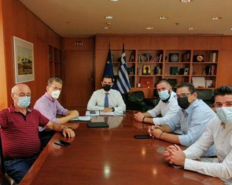 Μετεγκατάσταση Ακρινής: Με τον Σκρέκα συναντήθηκαν τα μέλη του Κοινοτικού Συμβουλίου Ακρινής- Παρόντας και ο  δήμαρχος Κοζάνης