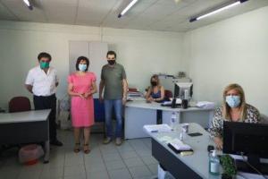 Συνάντηση της Παρασκευής Βρυζίδου με στελέχη της Εφορίας Κοζάνης