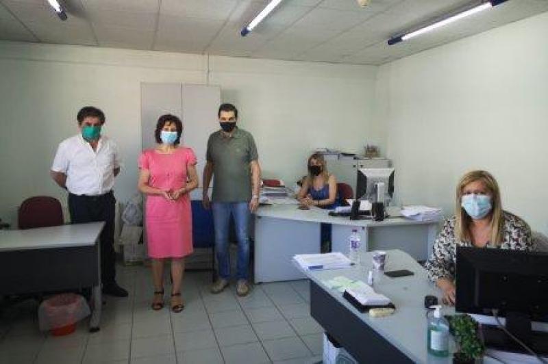 Συνάντηση της Παρασκευής Βρυζίδου με στελέχη της Εφορίας Κοζάνης
