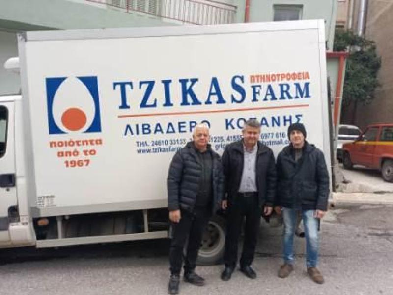 4.500 αυγά σε άπορους δημότες της Κοζάνης από την «Tzikas Farm»