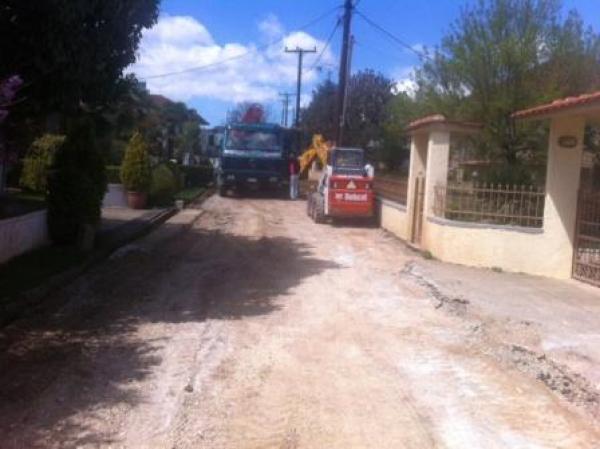 Προεκλογικές εκτελέσεις έργων στο Πρωτοχώρι απο το δήμο Κοζάνης