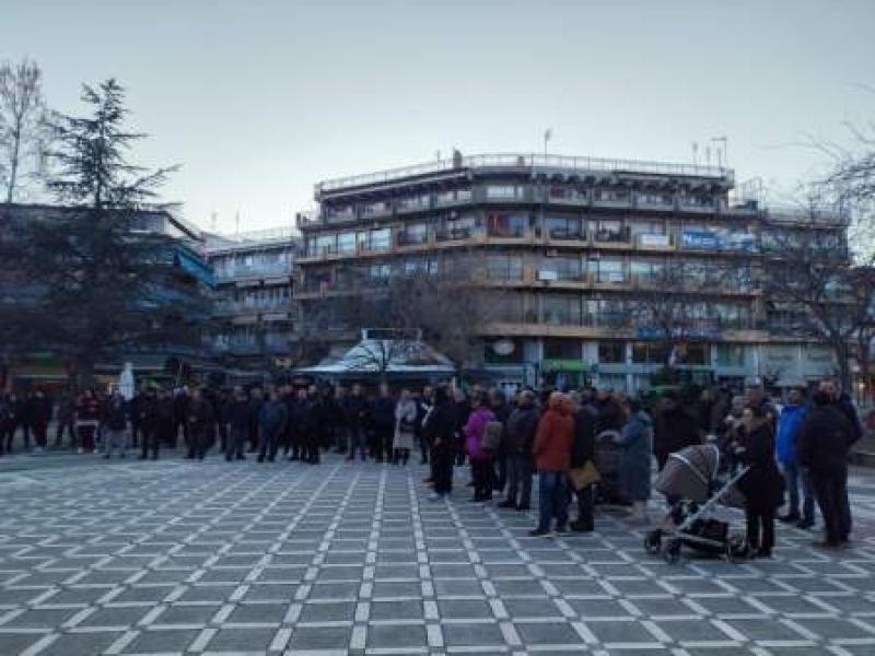 Το συλλαλητήριο των αγροτών στο κέντρο της Πτολεμαΐδας