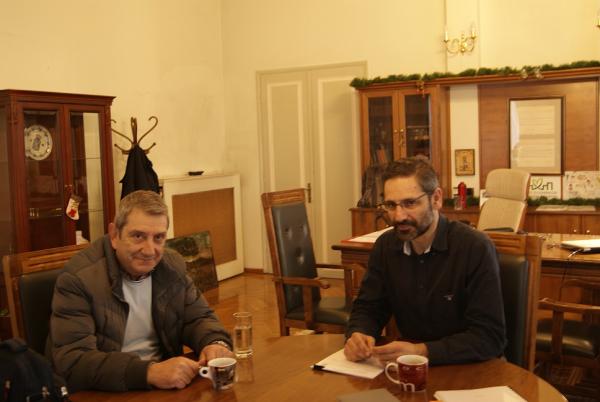 Συνάντηση του Δημάρχου Λευτέρη Ιωαννίδη, με τον Διευθυντή του ΕΚΑΒ Δ. Μακεδονίας